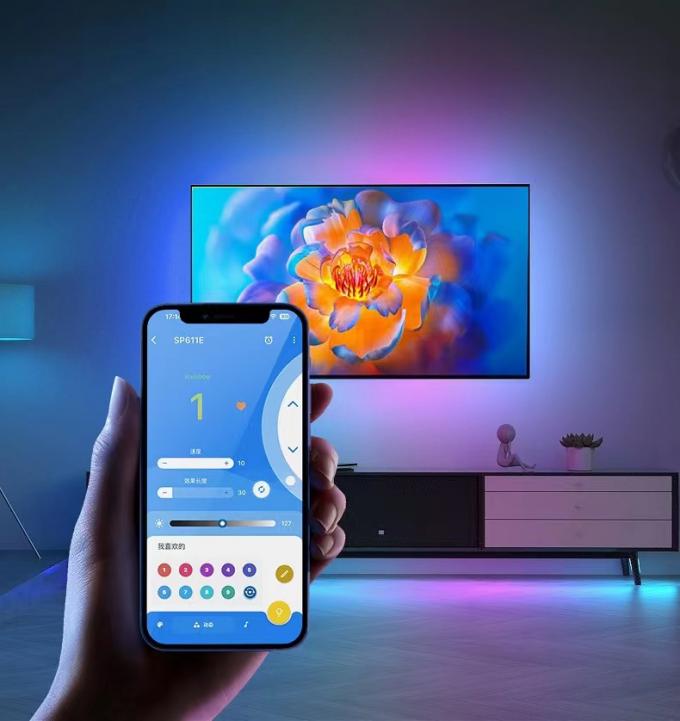 جادوی تجاری COB نوار ال ای دی خواب رنگ تمام DC 24V قابل پاسخ 6