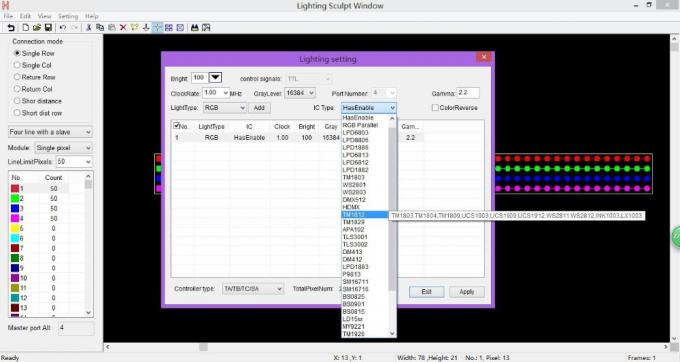 ۴۰۹۶ پیکسل Salve DMX LED Controller H802RA ۴ پورت مواد آلومینیومی 1
